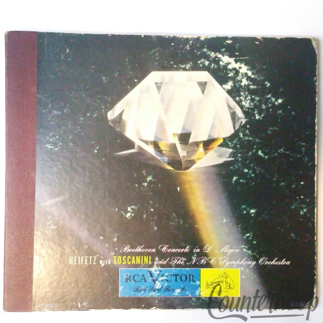 Toscanini/Heifetz/BeethovenConcerto In D Major,op61 1941 4LP 78rpm Shellac VG+UK — main photograph