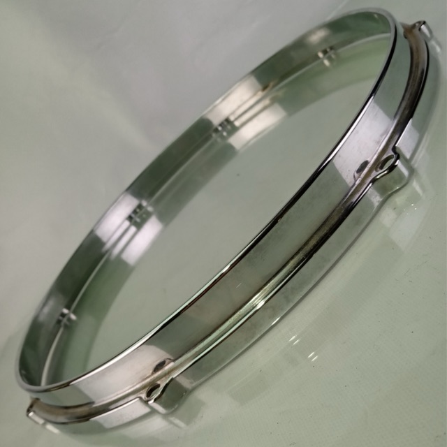 Carlton 14" Snare Drum Resonant Side 8-Lug Die-Cast Rim/Hoop Chrome Vintage 60s — main photograph