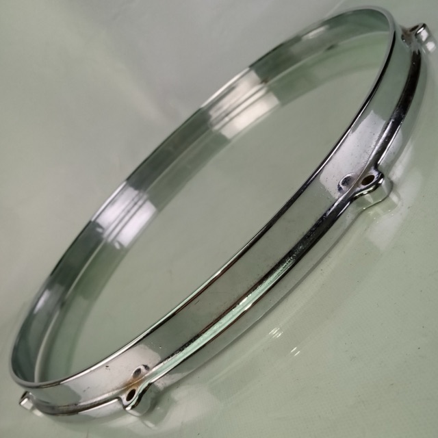 John Grey 14" Die-Cast 8-Lug Snare Drum Batter/Floor Tom Rim/Hoop Vintage 60s UK — main photograph