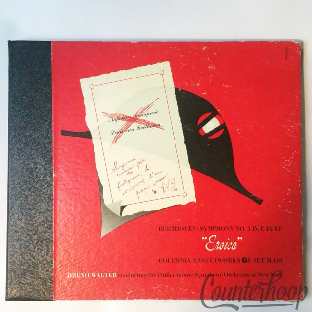 Beethoven-Symphony No. 3 In E Flat "Eroica"1941 5x78rpm Shellac Columbia M449 US — main photograph