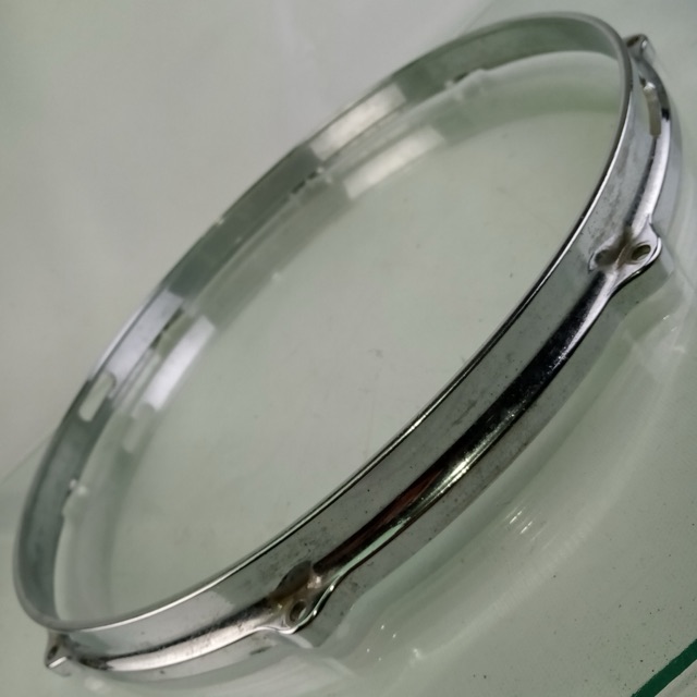 Gretsch 14"8-Lug Die-Cast Snare Drum Resonant Rim/Hoop Chrome USA Vintage 60s RB — main photograph