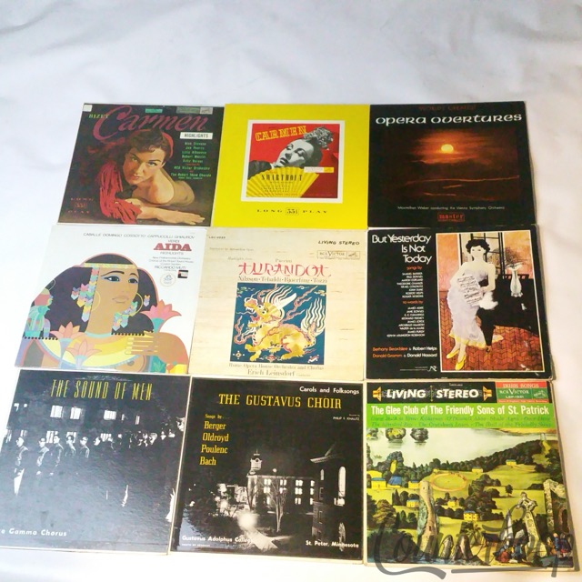 9LP Opera/Vocal-Carmen/Overtures/Turandot/Aida/Gustavus/Sons St.Patrick/Sound Of — main photograph