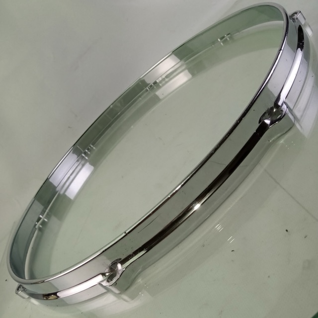 Gretsch 16"Die-Cast 8Lug Floor Tom Drum Rim Hoop Vintage 70s Chrome SSB StopSign — main photograph