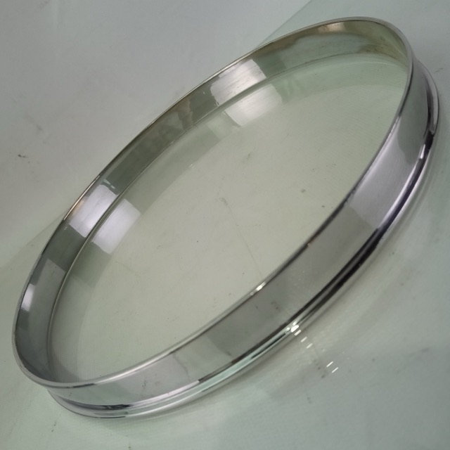 Gretsch 8" Single-Flange Tom Drum Batter Rim/Hoop Brass COB Chrome Vintage 2.3mm — main photograph
