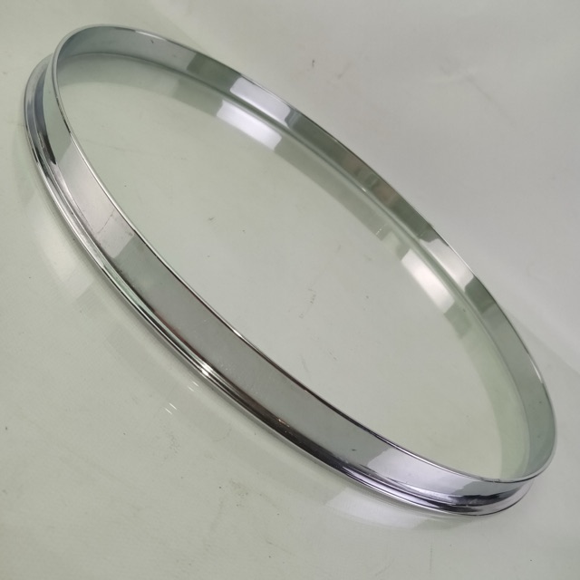 Slingerland 13"Single-Flange Tom Drum COB Batter Rim/Hoop Chrome-Brass RadioKing — main photograph