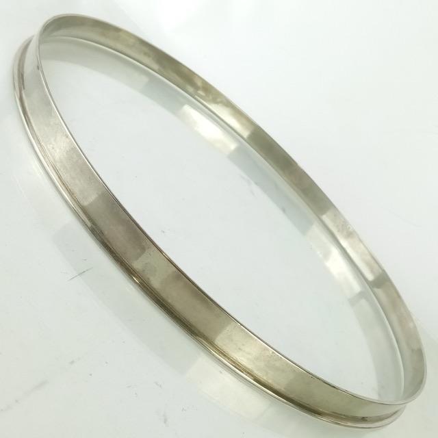 Leedy&Ludwig 13"Single-Flange Rack Tom Drum Batter Rim/Hoop Nickel-Brass NOB40s — main photograph