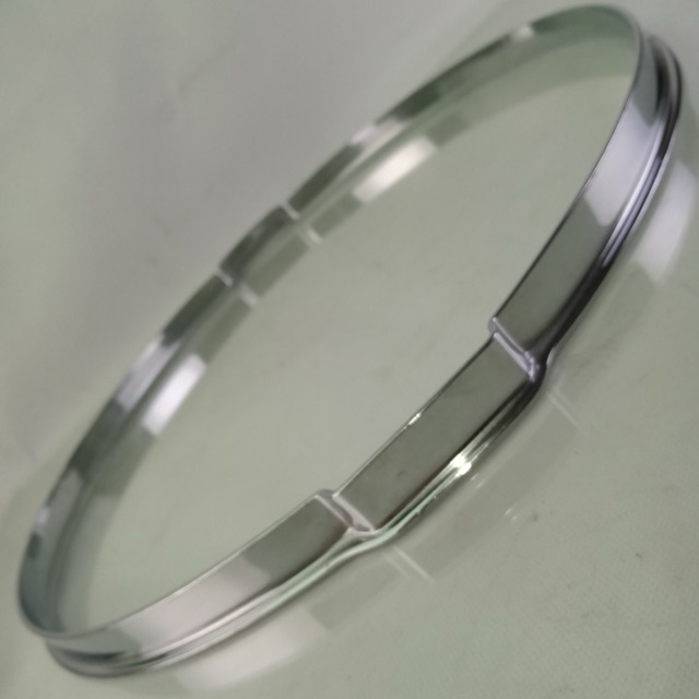 Slingerland 14" Single-Flange Snare Drum Resonant Rim/Hoop Chrome-Brass Student — main photograph