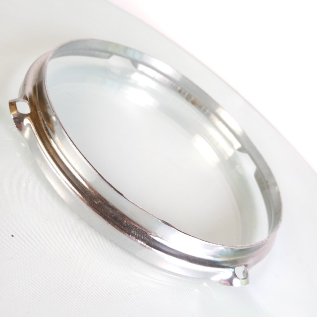 Ludwig 7" 4-Lug Stick-Chopper Bongo Drum Batter Rim/Hoop Chrome Vintage 60s-70s — main photograph