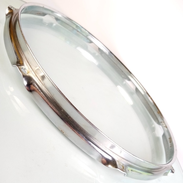 Ludwig 14"2.3mm Snare/Floor Tom Drum 8Lug Batter Rim/Hoop Chrome Triple Flange80 — main photograph