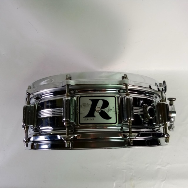 Rogers Dynasonic 14x5"Snare Drum Brass COB 10Lug Vintage 70s Big R USA* — main photograph