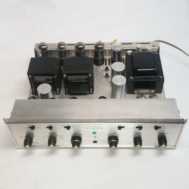 HH Scott 233 Stereo Tube Amp Setereomaster Power Amplifier Preamp Analog 299C — main photograph