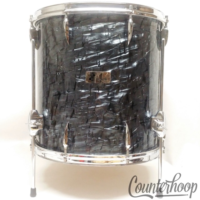 Sonor 16x16" Floor Tom Drum Teardrop Phonic BDP Vintage 60s 6Ply Beech Champion — main photograph