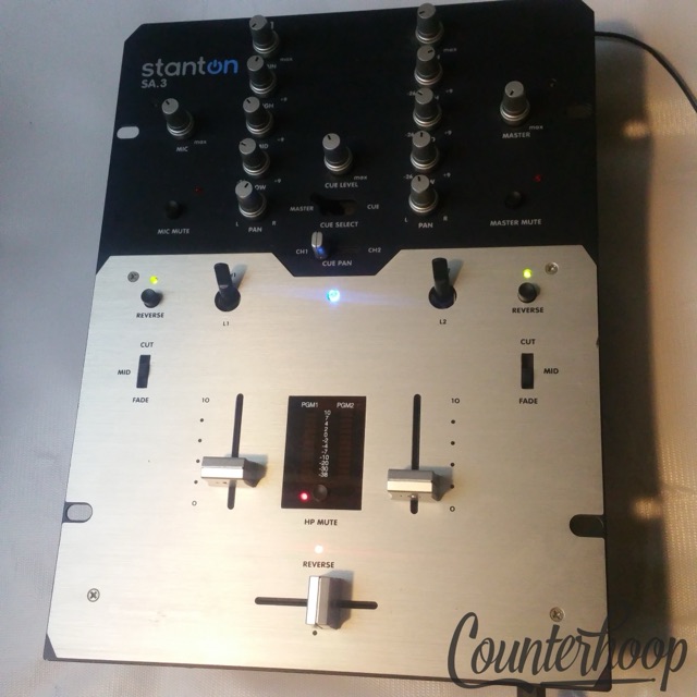 Stanton SA3 Professional 2-Channel Scratch DJ Mixer Crossfader Turntable Audio* — main photograph
