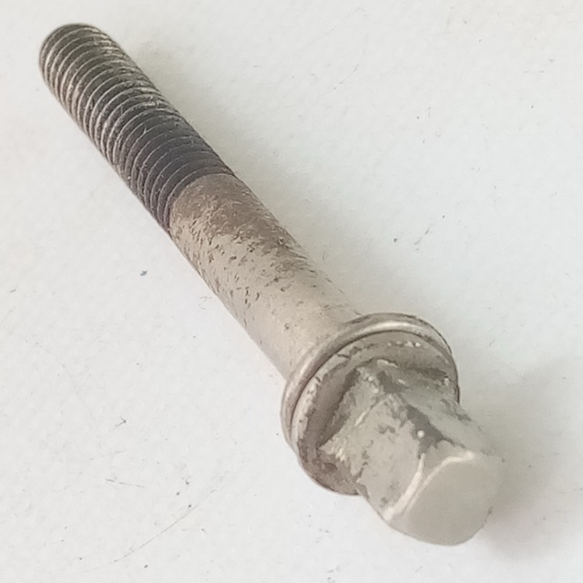 Duplex 1+ 1 13/16" 12-24 Vintage Nickel Tension/T-Rod Snare/Tom Drum Tensioner — main photograph