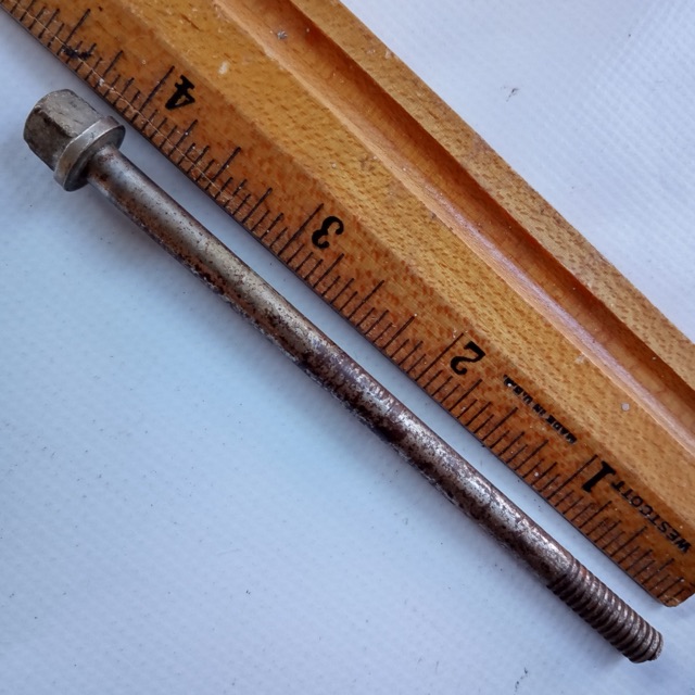 Ludwig 4" 1/4-20tpi Nickel Tension/T-Rod Snare/Tom Drum Tensioner Early American — main photograph