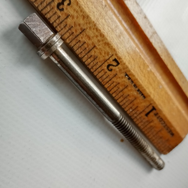 Ludwig&Ludwig 1+Tension T-Rod 2 5/8"Snare Drum/Tom Nickel Plating Vintage 40s*VG — main photograph