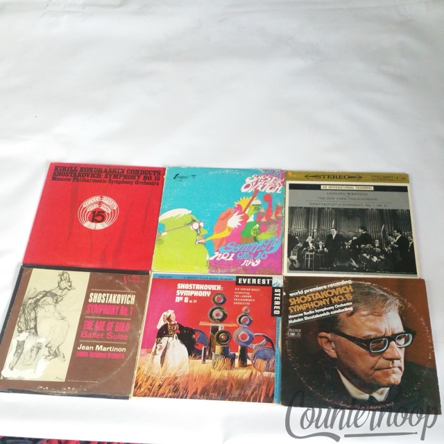 6LP Shostakovich Lot-Kondrashin Symphony/Berstein/Maksim/Boult/Martinon/Age Gold — main photograph