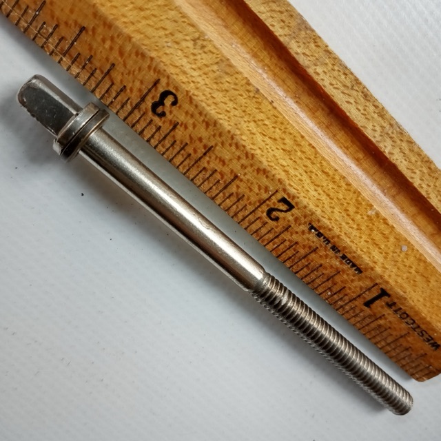Ludwig&Ludwig 1+Tension 3 1/8"T-Rod Snare Drum/Tom Nickel Plating Vintage 40s*EX — main photograph