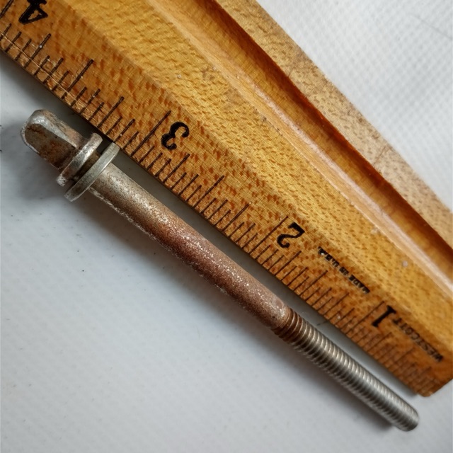 WFL/Ludwig 1+ 3 1/8" Tension T-Rod Snare Drum/Tom Nickel Plating Vintage 30s-40s — main photograph