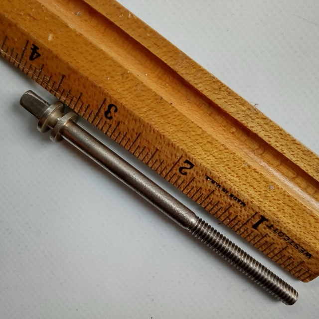 Ludwig&Ludwig 1+Tension 3 3/8"T-Rod Snare Drum/Tom Nickel Plating Vintage 40s*EX — main photograph