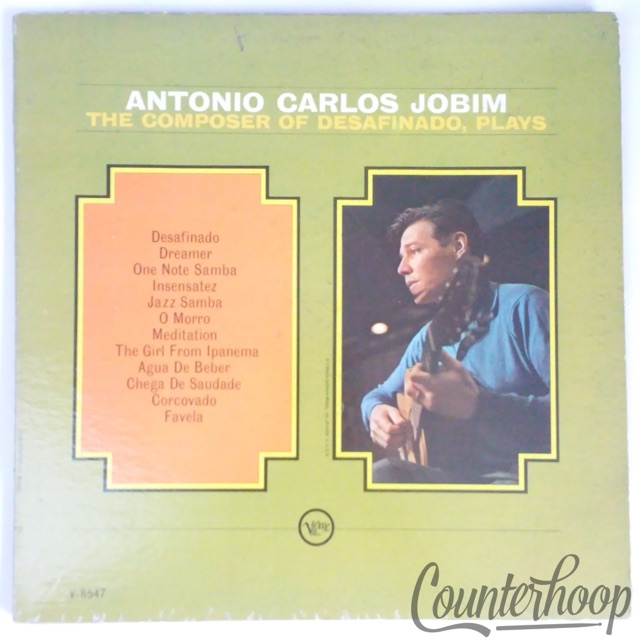 Antonio Carlos Jobim – The Composer Of Desafinado, Plays 1963 Mono Verve Records — main photograph