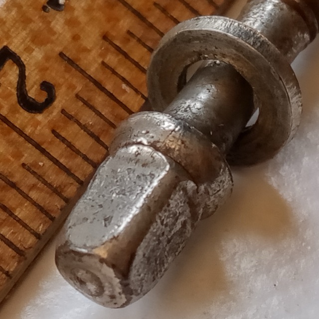 Leedy/Duplex 1 7/8"Thin-Head T-Rod 12-24 Snare/Tom Drum Nickel Tension Vintage20 — main photograph
