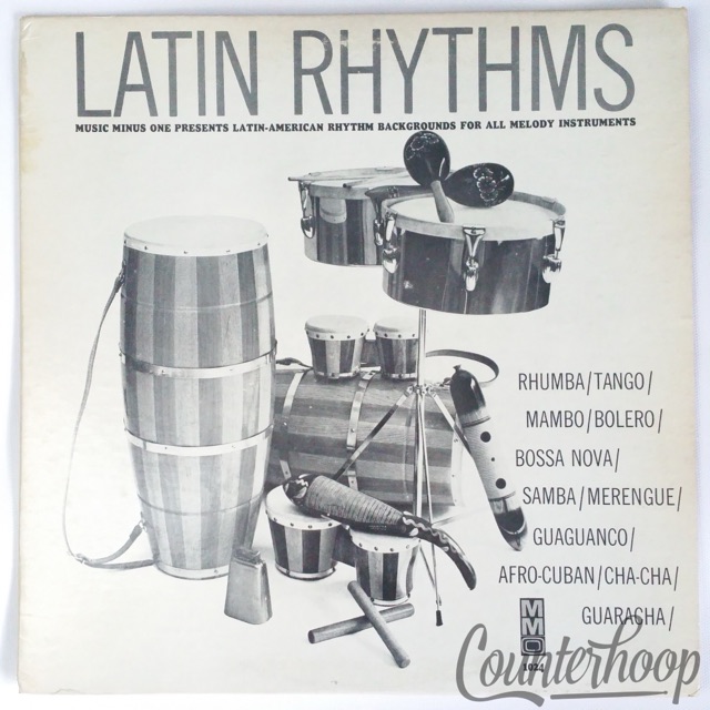 Music Minus One– Latin American Rhythms 1970 VG+ MMO 1024-Percussion Instruments — main photograph