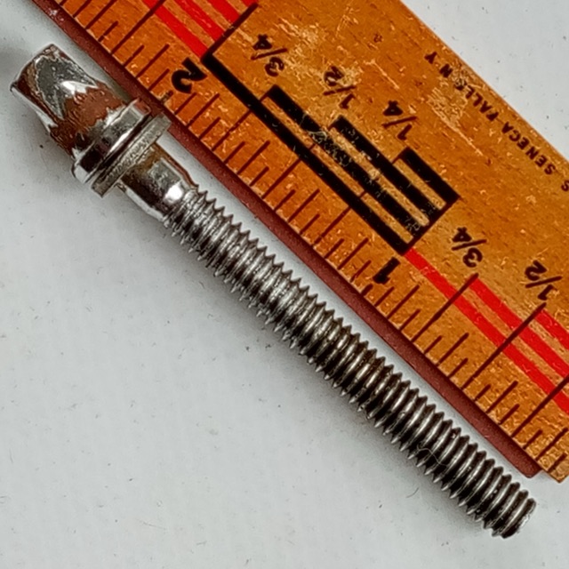 Rogers 2"T-Rod Snare/Tom Drum Tension-Lug-Screw Vintage60s Powertone Tensioner*G — main photograph