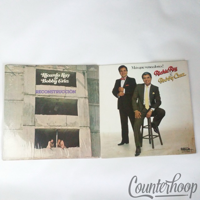 2LP Ricardo Ray&Bobby Cruz– Reconstrucción'1976+Más Que Vencedores!-Richie'1986 — main photograph