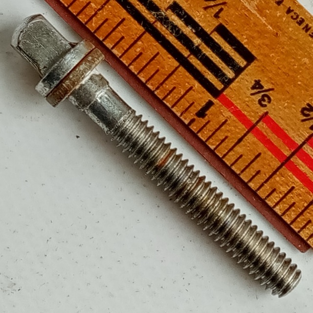 Gretsch 1+ 1 5/8"T-Rod Snare/Tom Drum 60s 12-24 Tension-Lug-Screw 1 1/4"Thread*G — main photograph