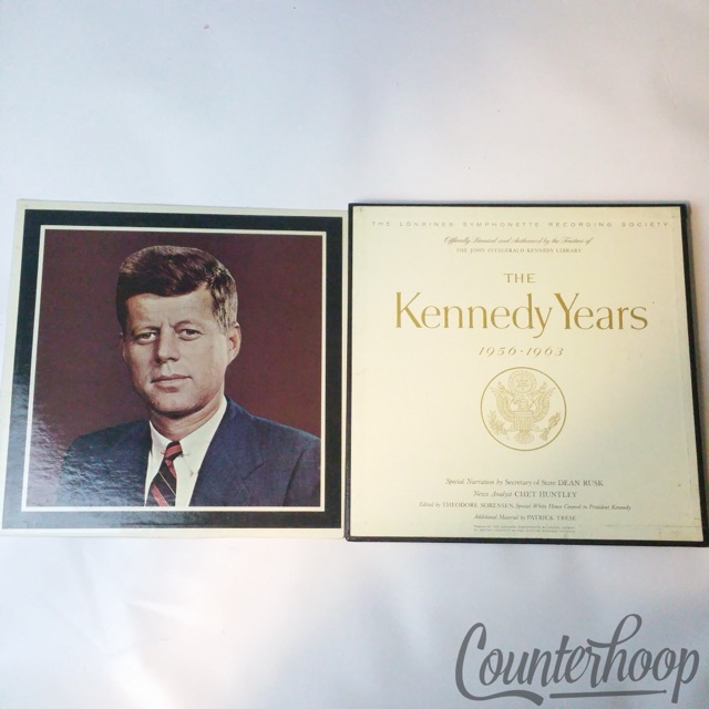 John F. Kennedy – The Kennedy Years (1956-1963) 1964 3LP Box Set Mono Longines — main photograph
