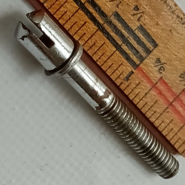 Carlton 1+ 1 5/8"Slotted T-Rod Snare/Floor/Tom Drum Vintage60s Tension-Lug-Screw — main photograph