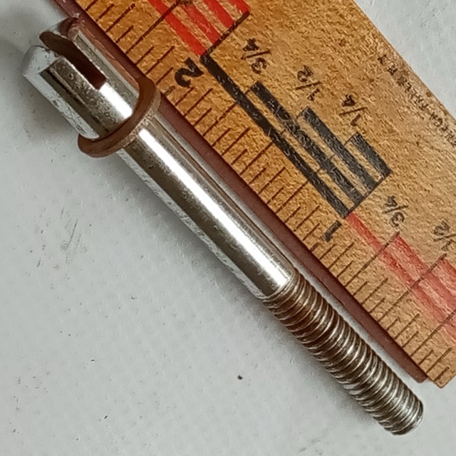 Carlton 1+ 2 1/8"Slotted Snare/Floor/Tom T-Rod Drum Vintage60s Tension-Lug-Screw — main photograph