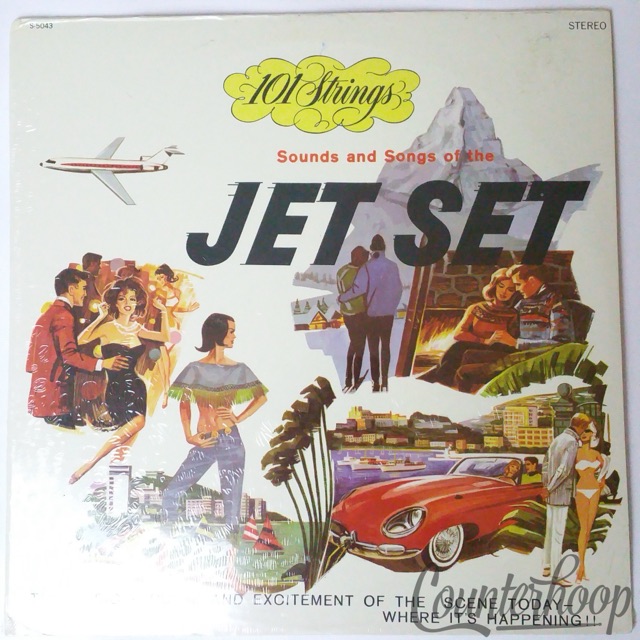 101 Strings – Sounds And Songs Of The Jet Set 1965 MINT Stereo Alshire – S-5043 — main photograph