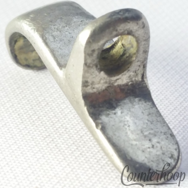 Early American Snare Drum Tension T-Rod Claw Nickel-Brass Wood Hoop/Rim Vintage — main photograph