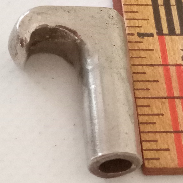 Leedy NOB Indianapolis 10-24 Snare/Bass Drum Tension-Rod-Claw Hook Nickel-Brass — main photograph