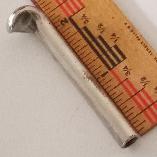 Leedy 10-24 Hook-Threaded Claw Nickel-Brass Snare/Bass Drum Tension-Rod 2.5" NOB — main photograph
