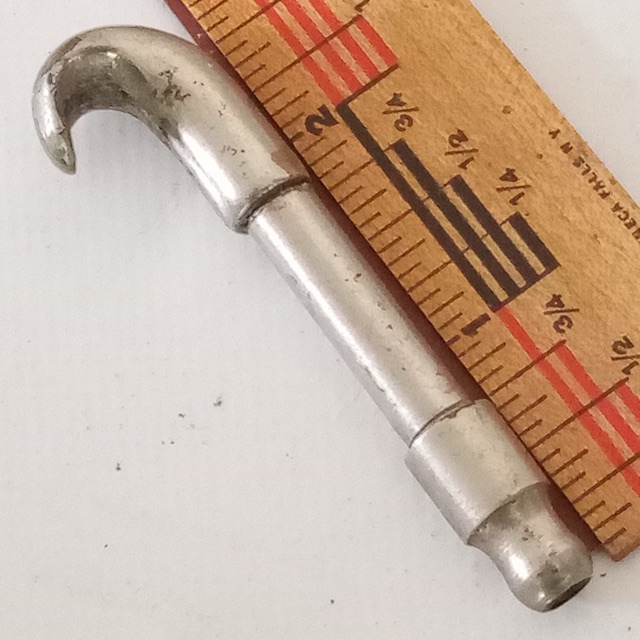 Leedy NOB 10-24 Hook-Threaded Claw Snare/Bass Drum Tension-Rod 2.5"Nickel-Brass — main photograph