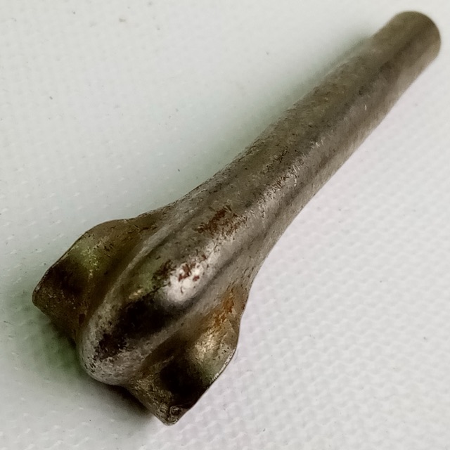 Leedy 10-24 NOS Threaded Tension-Rod Claw Wood Hoop Snare/Bass Drum Nickel-Steel — main photograph