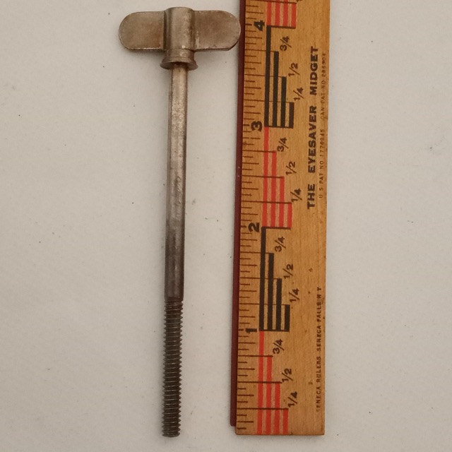 Leedy 3.5" 10-24 Walberg&Auge Single-Tension Thumb Rod+Collar Snare Drum Vintage — main photograph