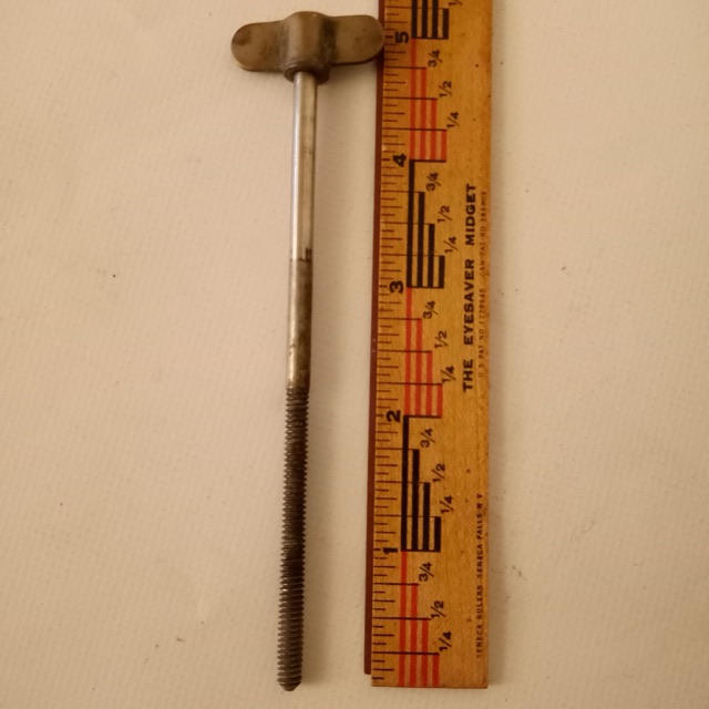 Leedy 10-24 Nickel Walberg&Auge 4 3/4"Single-Tension Thumb Rod+Collar Snare Drum — main photograph