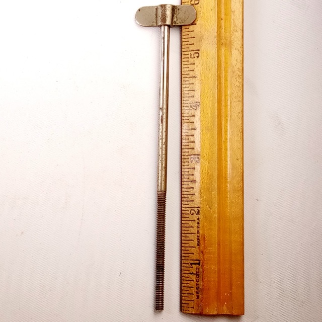 Leedy 5 1/2"10-24 Nickel Walberg&Auge Single-Tension Thumb Rod+Collar Snare Drum — main photograph