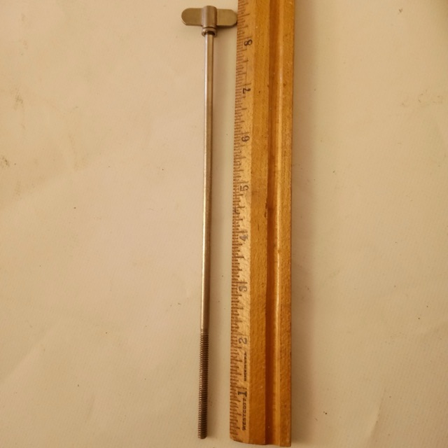 Leedy 8 1/8"10-24 Single-Tension Thumb Rod+Collar Walberg&Auge Snare/Tom Drum US — main photograph