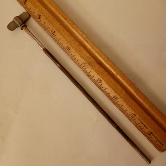 Leedy 8 1/8"Single-Tension Thumb Rod+Collar 10-24 Walberg&Auge Snare/Tom Drum US — main photograph