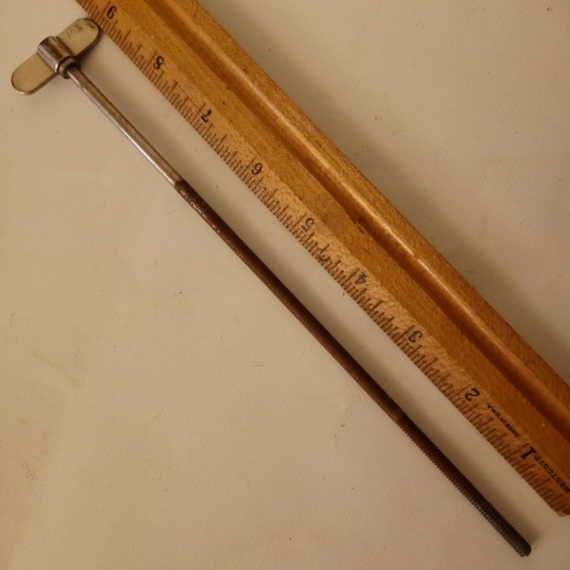 Leedy 8 3/4"Single-Tension Thumb Rod+Collar Walberg&Auge10-24Bass/Snare/Tom Drum — main photograph