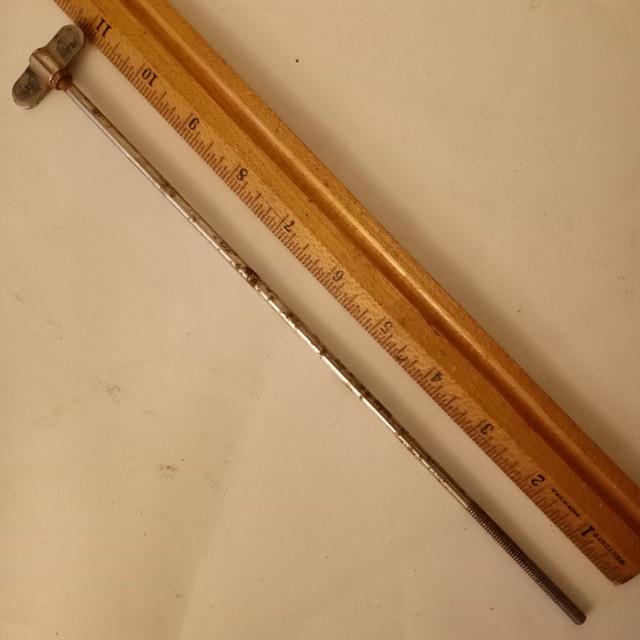 Leedy 10.75"Single-Tension Bass Thumb Rod+Collar Walberg&Auge10-24Snare/Tom Drum — main photograph