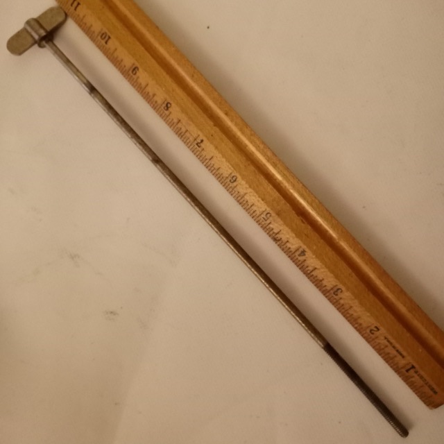 Leedy 10.75"Single-Tension Bass Drum Thumb Rod+Collar Walberg&Auge10-24Snare/Tom — main photograph