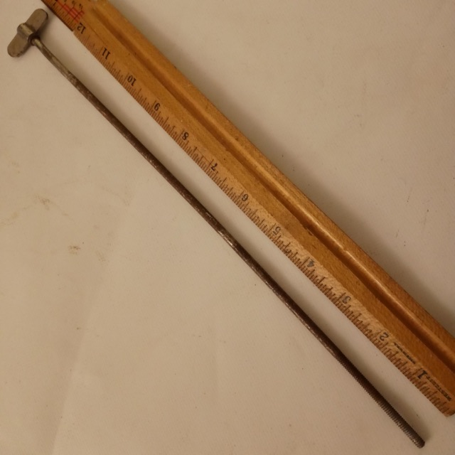 Leedy 12.75"Bass Drum Single-Tension Thumb Rod+Collar Walberg&Auge10-24Snare/Tom — main photograph