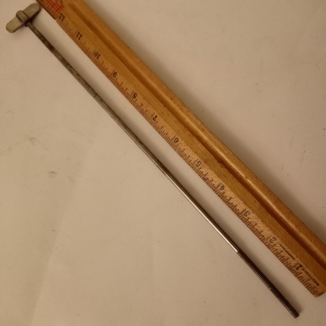 Leedy 12.75"Single-Tension Bass Drum Thumb Rod+Collar Walberg&Auge10-24Snare/Tom — main photograph