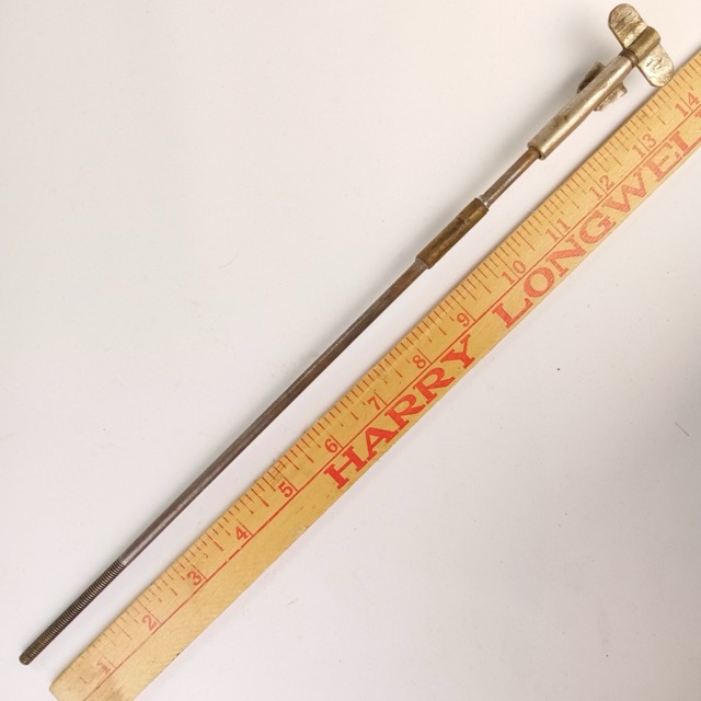 Ludwig 13 3/8" 12-24 tpi Bass-Drum Thumb-Tension T-Rod+Claw Nickel Snare/Tom USA — main photograph